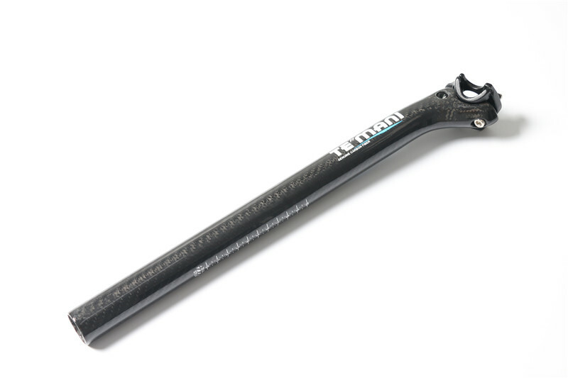 3K Carbon Seatpost Offset Bicycle Saddle Post Tube 25.4/27.2/30.8/31.6mm Gloss
