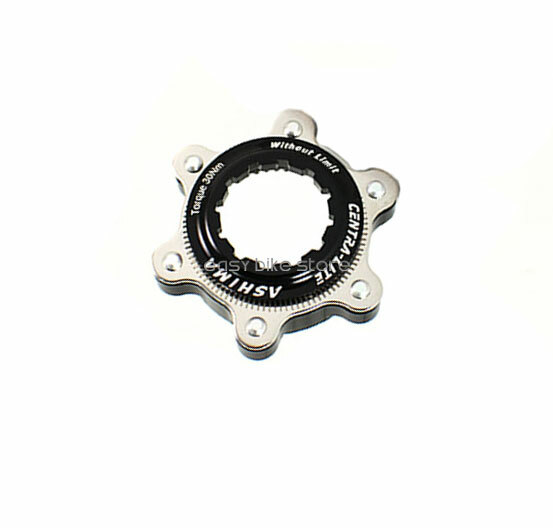 Ultra Light Center Lock Adapter For 6 Bolt Rotor – red gold blue black ASHIMA