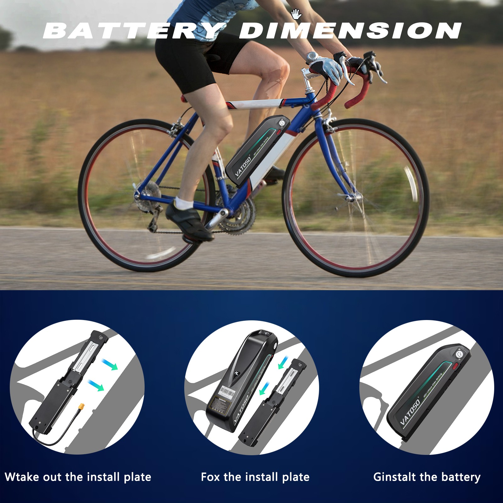 48V36V Lithium Battery , 12A/20AH for Electric Bikes,Scooters ( 200W-1500W )