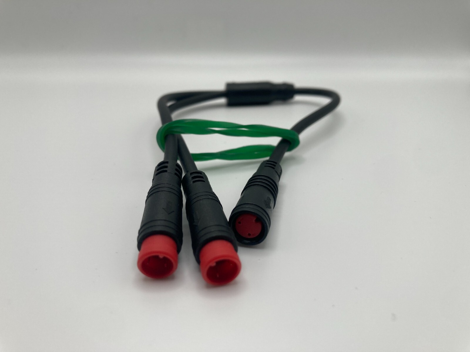 Two Pin Red Mini B (Julet) Female to Male Splitter For Ebike