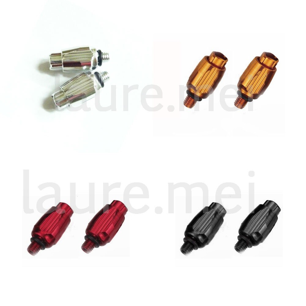 6G Token Shift Cable Adjuster 5mm Alloy Downtube RED silver gold inner housing