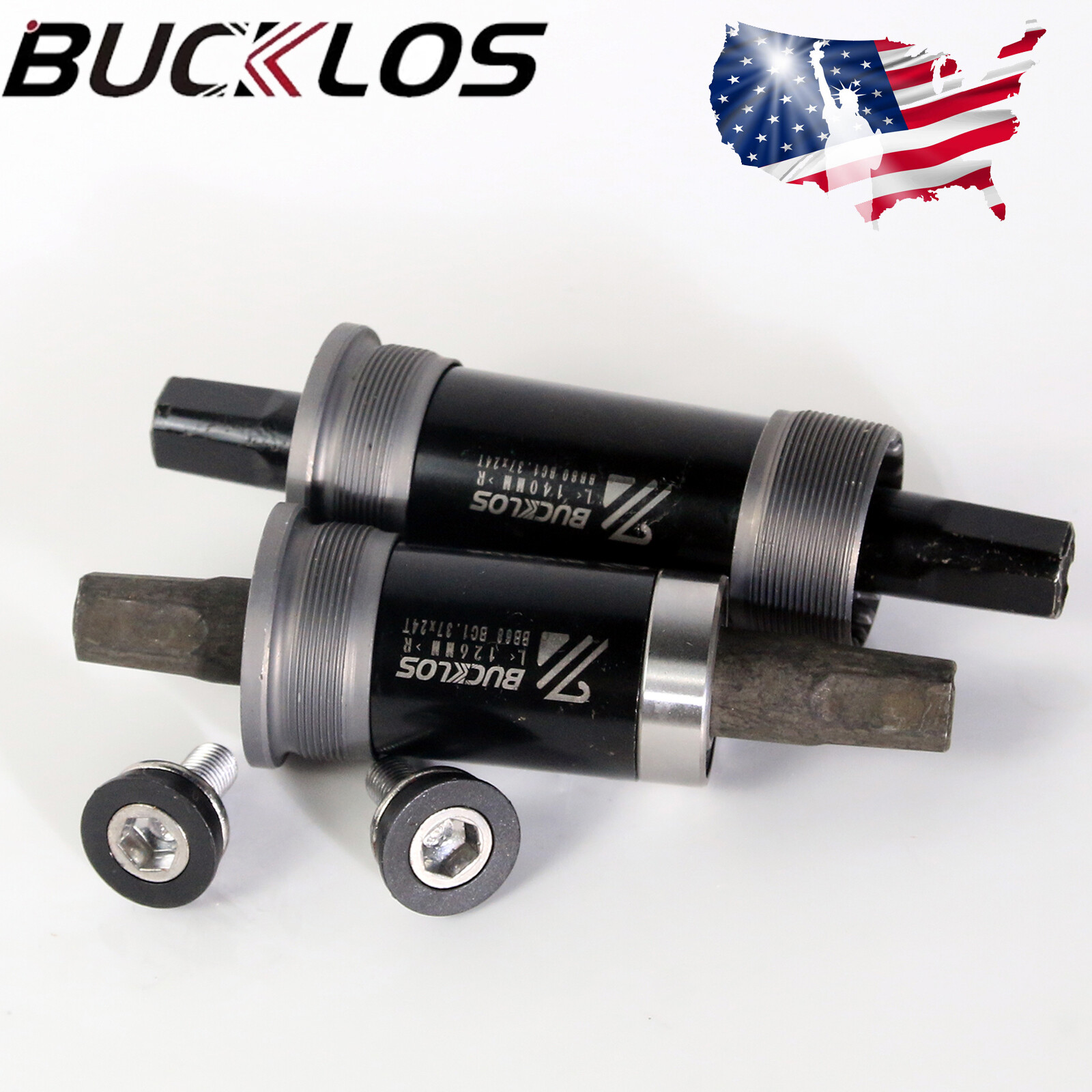 Square Taper Bottom Bracket BB68 Sealed Bearings Fat Mountain E-bikes Crank US