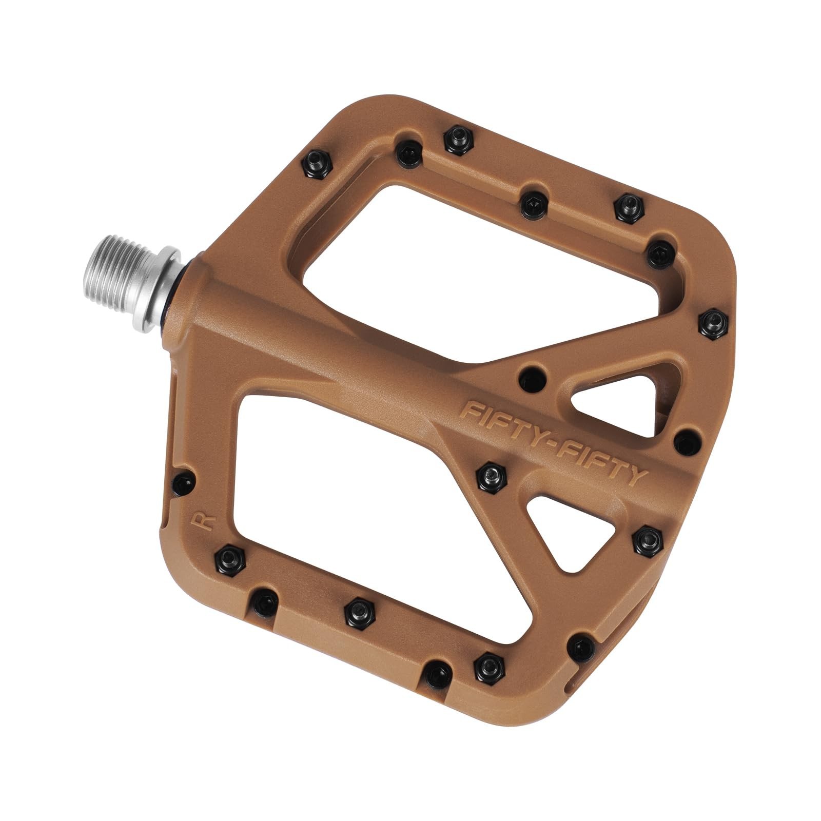 FIFTY-FIFTY Mountain Bike Pedals, Non-Slip MTB Nylon Composite, 9/16″ Bicycle…