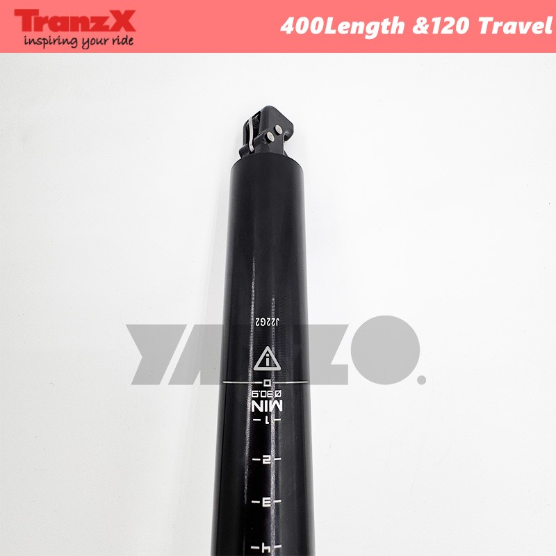 TranzX 30.9 Dropper Post Seatpost 400mm length 120mm travel Remote Lever