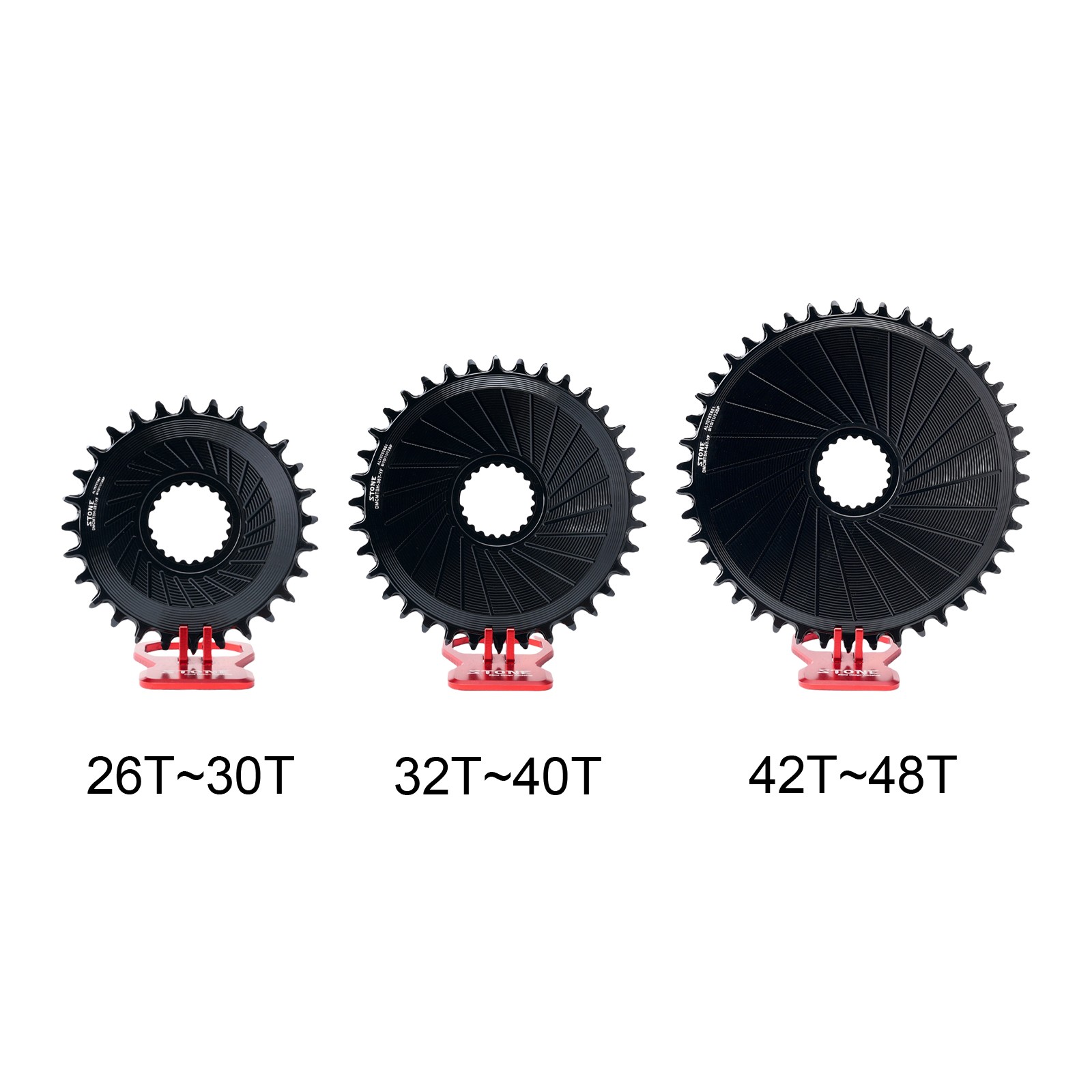 Stone Chainring for Shimano M9100 M8100 M7100 M6100 Oval 30T To 48T Direct Mount