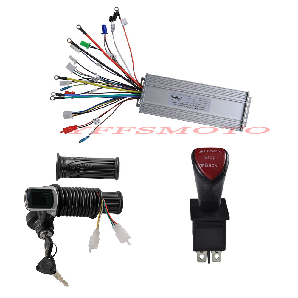 64V 48V 1000W-1800W Brushless Electric Speed Controller Grips Reverse E-bike ATV