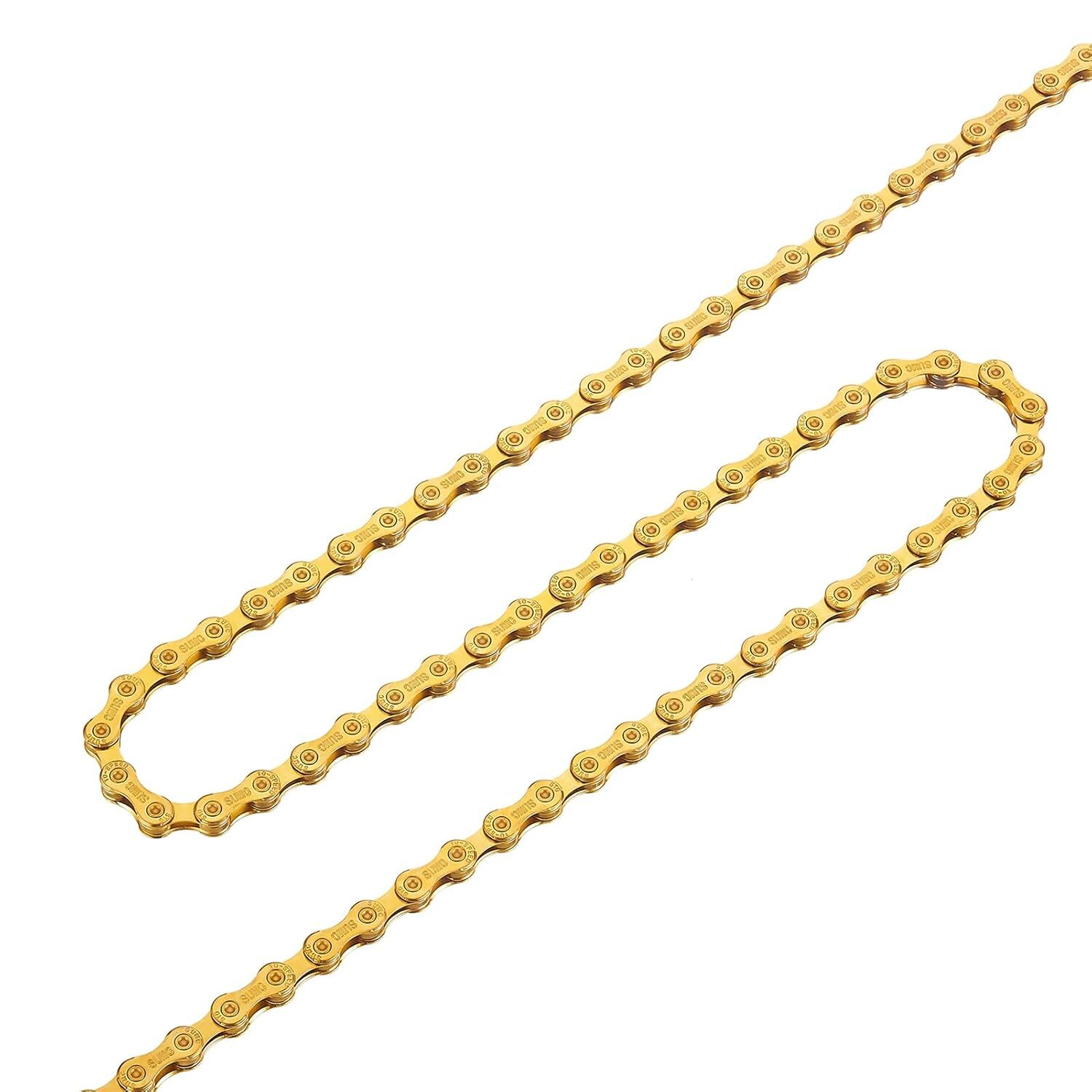 KMC X8 Gold 6/7/8 Speed Road MTB Mountain E-Bike Chain Bicycle 116L For Shimano