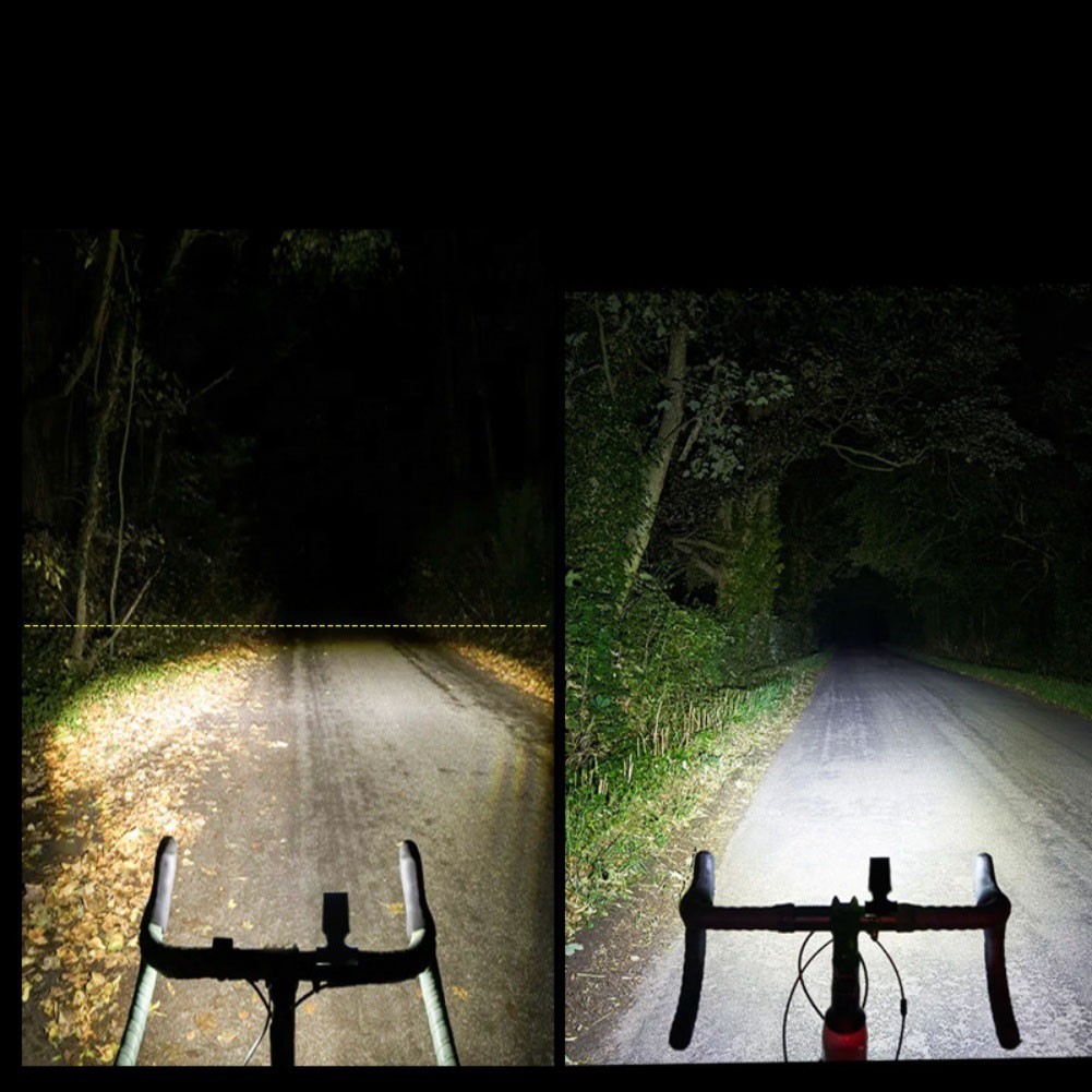 USB-C Bike Light Bike Headlight 280-1100LM Output Dual Yellow/white Beam
