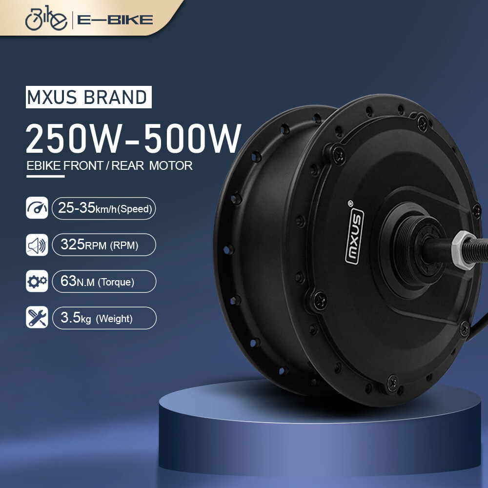 250W 350W 500W Mountain Ebike Brushless Gear Front Rear Hub Motor Conversion Kit