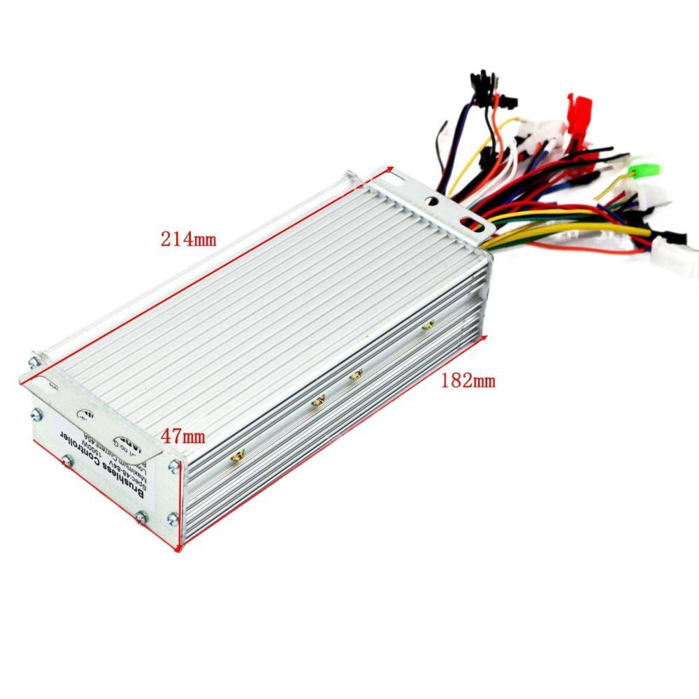48V-84V Electric Bike Brushless DC Motor Controller 45A 1500W High Power