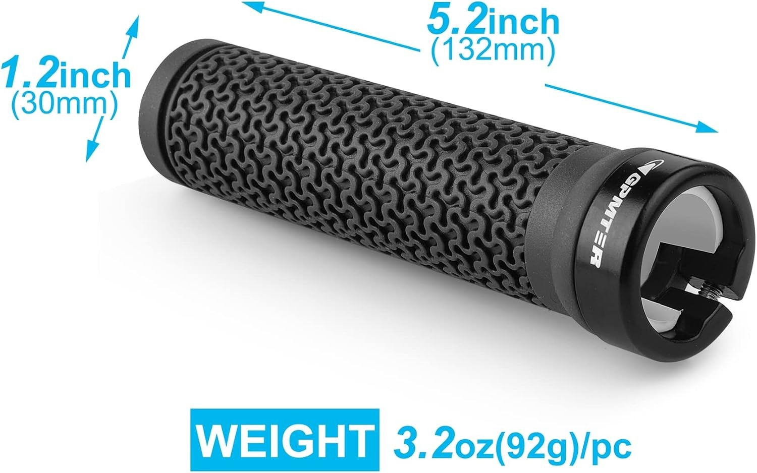 GPMTER Bike Handlebar Grips, Single Lock on Bicycle Handle Bar, for BMX, Mountai