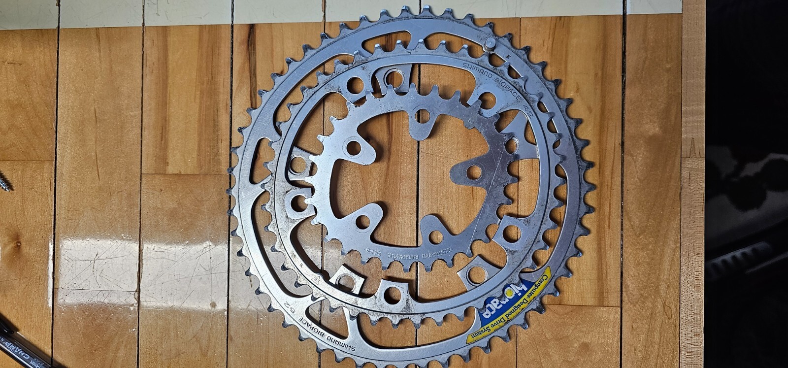 Vintage Shimano Biopace Chainring Set 600 Ring Sprocket Triple 58 42 28