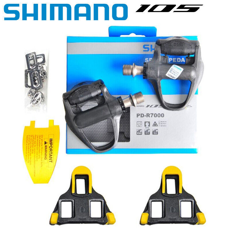 Shimano R540/R550/R7000/R8000 Clipless Carbon Pedal 9/16″ SPD-SL Single Release