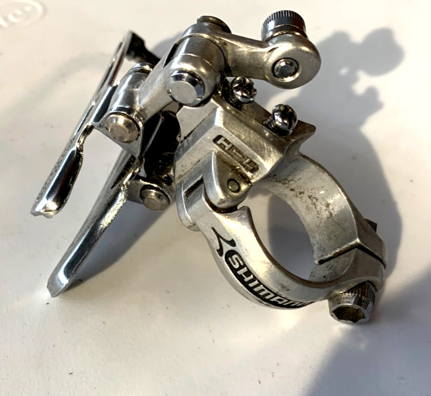 Vintage SHIMANO 600 Arabesque Double Front Derailleur 28.6 Clamp On Japan