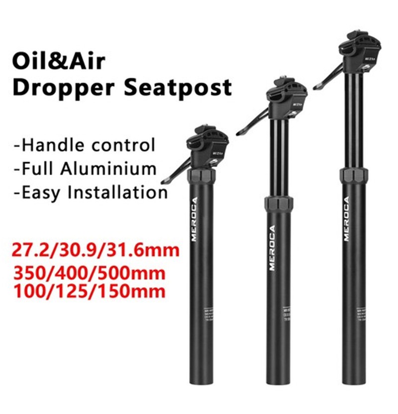 2pcs Mountain Bike Seatpost MTB Bicycle Dropper Seat Post 27.2/30.9/31.6mm