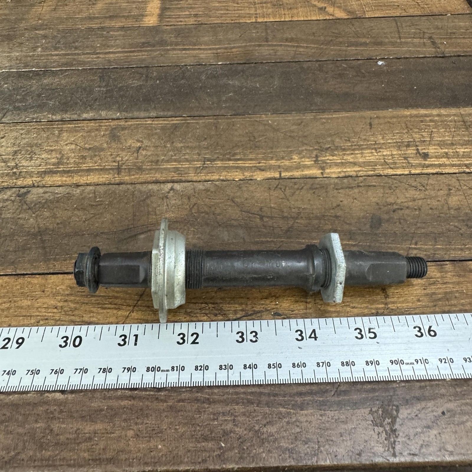 BMX Bottom Bracket Spindle BMX-HU Square Taper 3pc BMX Bike Axle Old SChool