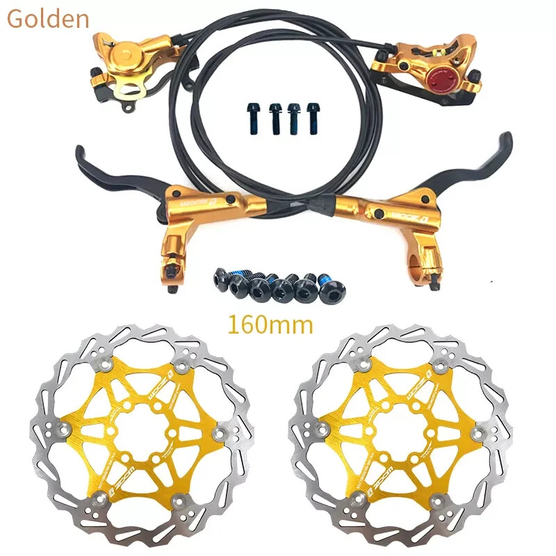 MT200 Mountain Bike Hydraulic Oil Brake Disc Brake Set Front Rear 800mm/1400mm