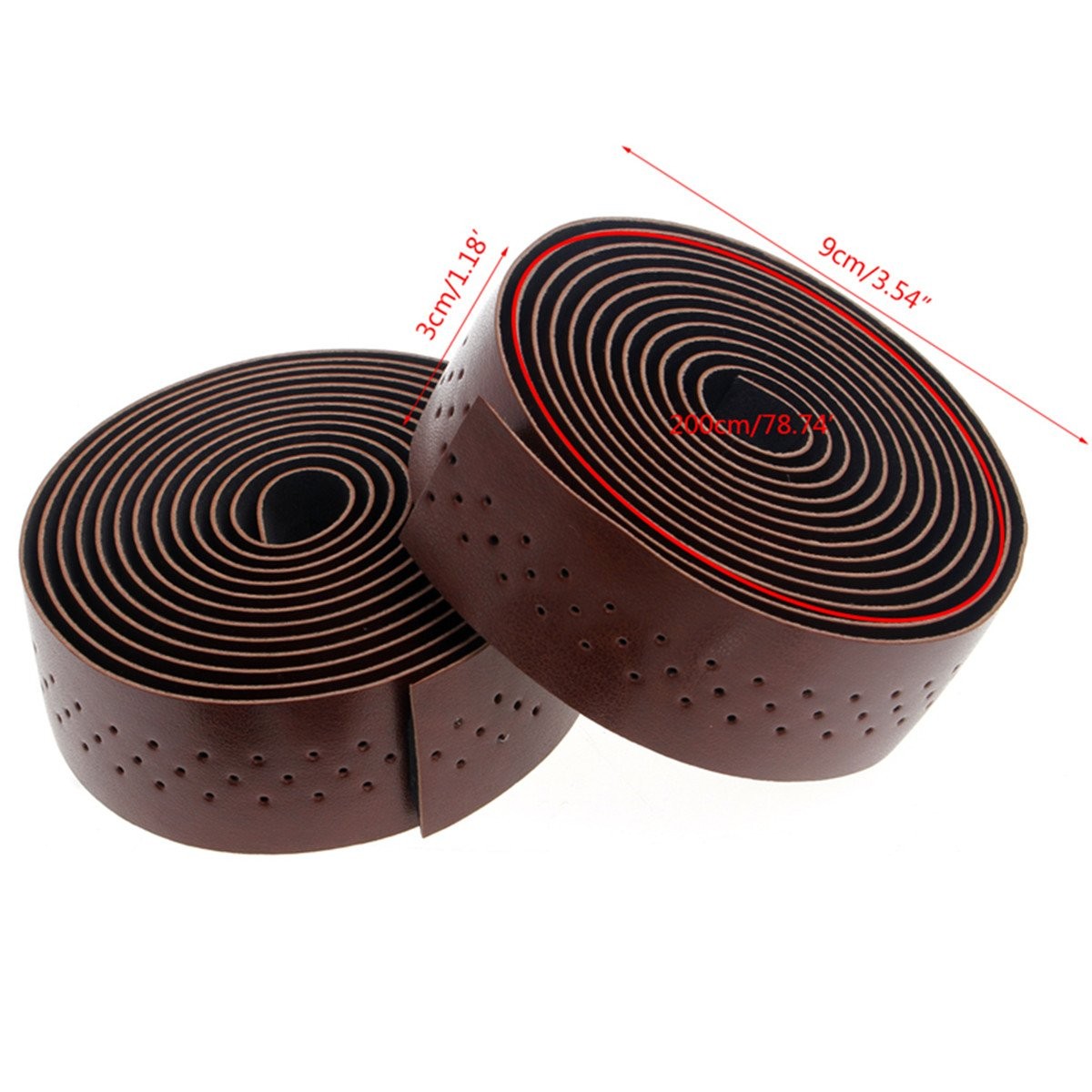LKXHarleya 2 Rolls Vintage 200cmx3cmx0.28cm/78.74»x1.18»x0.11», A03:Black