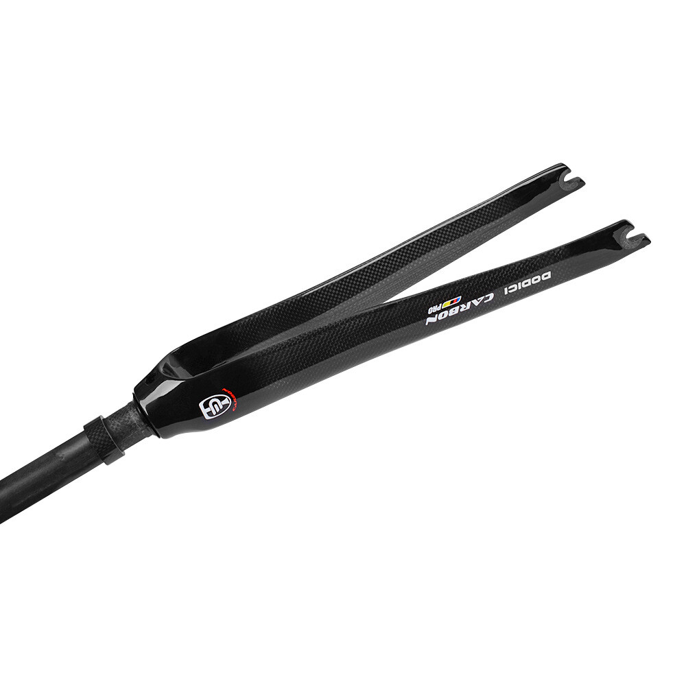 700C Carbon Fiber Fork 1-1/8 in Rigid Rim Brake Road Bike Frok Racing QR 100*9mm