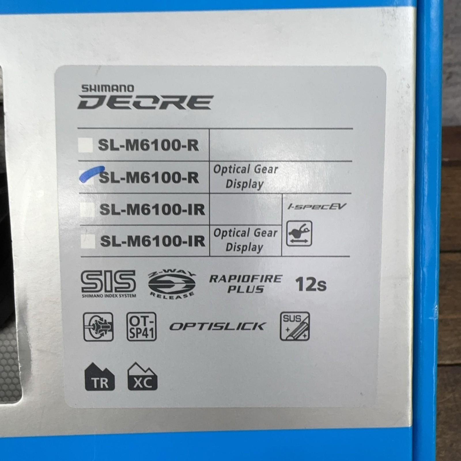 Shimano Deore SL-M6100-R Right Shifter 12s Rapidfire Plus MTB Black Trigger