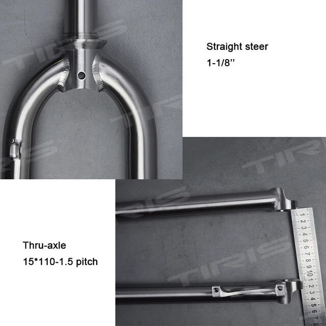 TIRIS QC6 Titanium 29 Fork For Gravel Road Bike 700C Road Bicycle Accessories