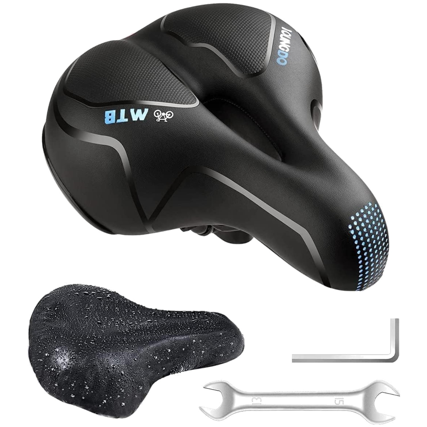 Comfortable Gel Bike Seat for Mountain & Road Bikes