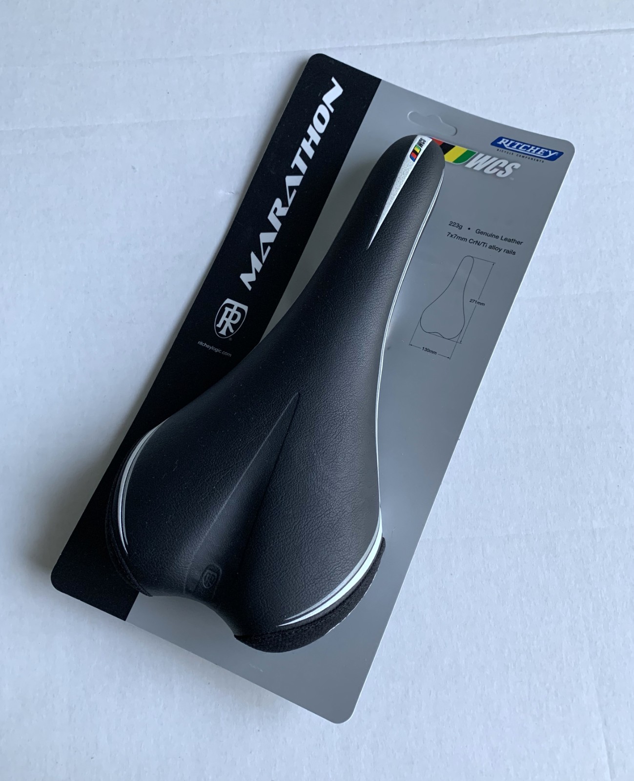 Ritchey WCS Marathon CrN Ti Alloy Rail Saddle – New
