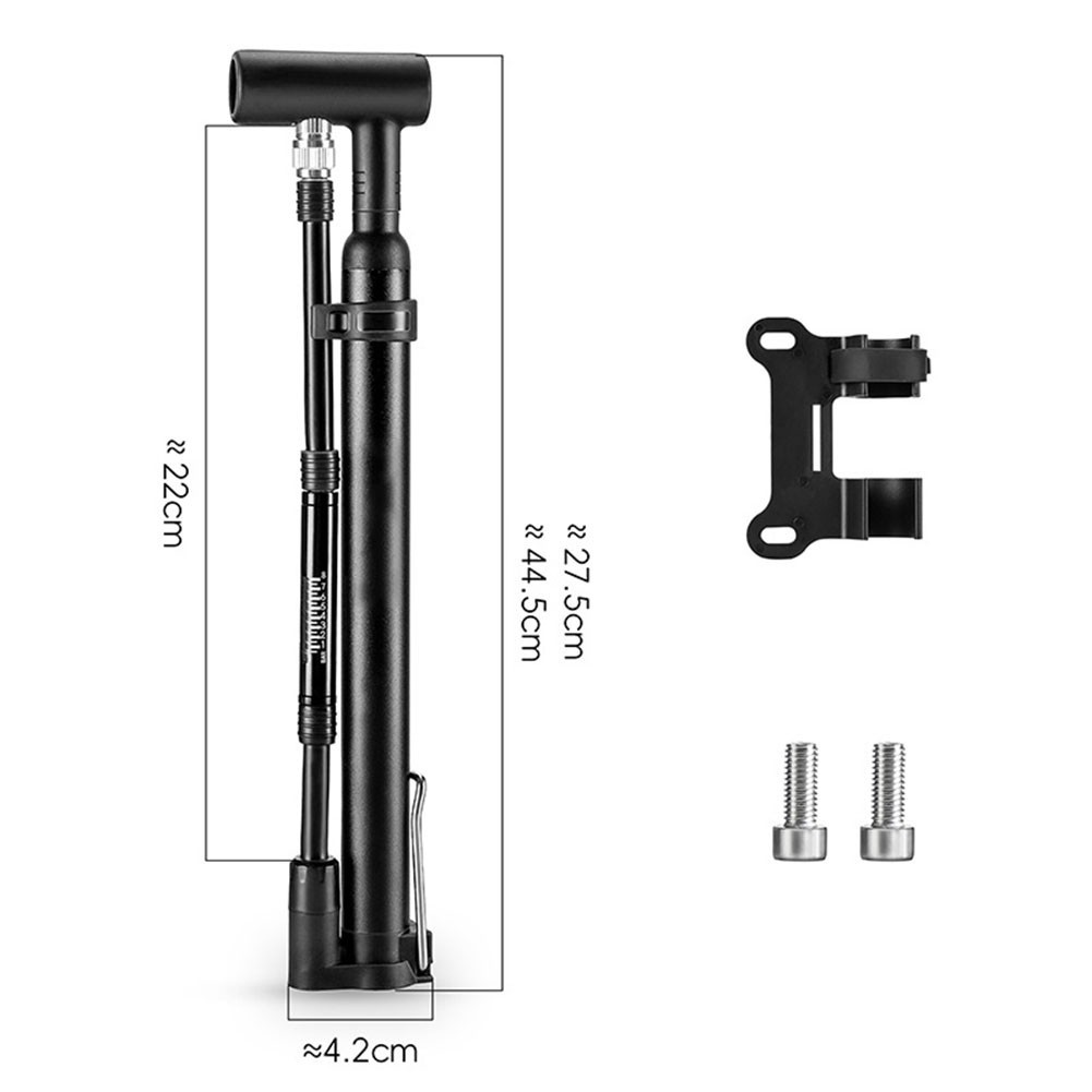 Portable Bike Pump with 120PSI Capability for Road and Mountain Biking