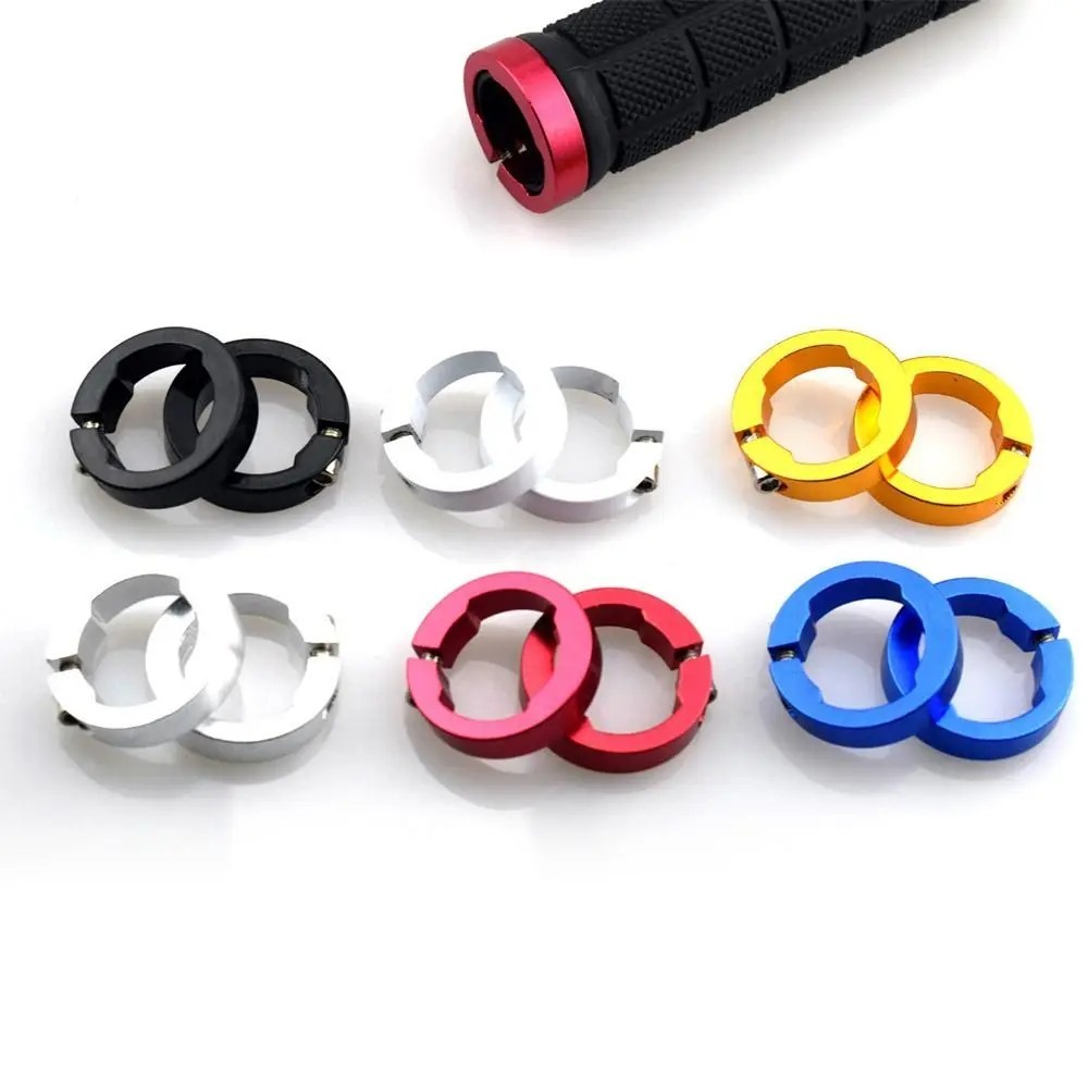 8/12mm Bicycle Grip Lock Rings Aluminum End Rings MTB Road Bike Bar Ends