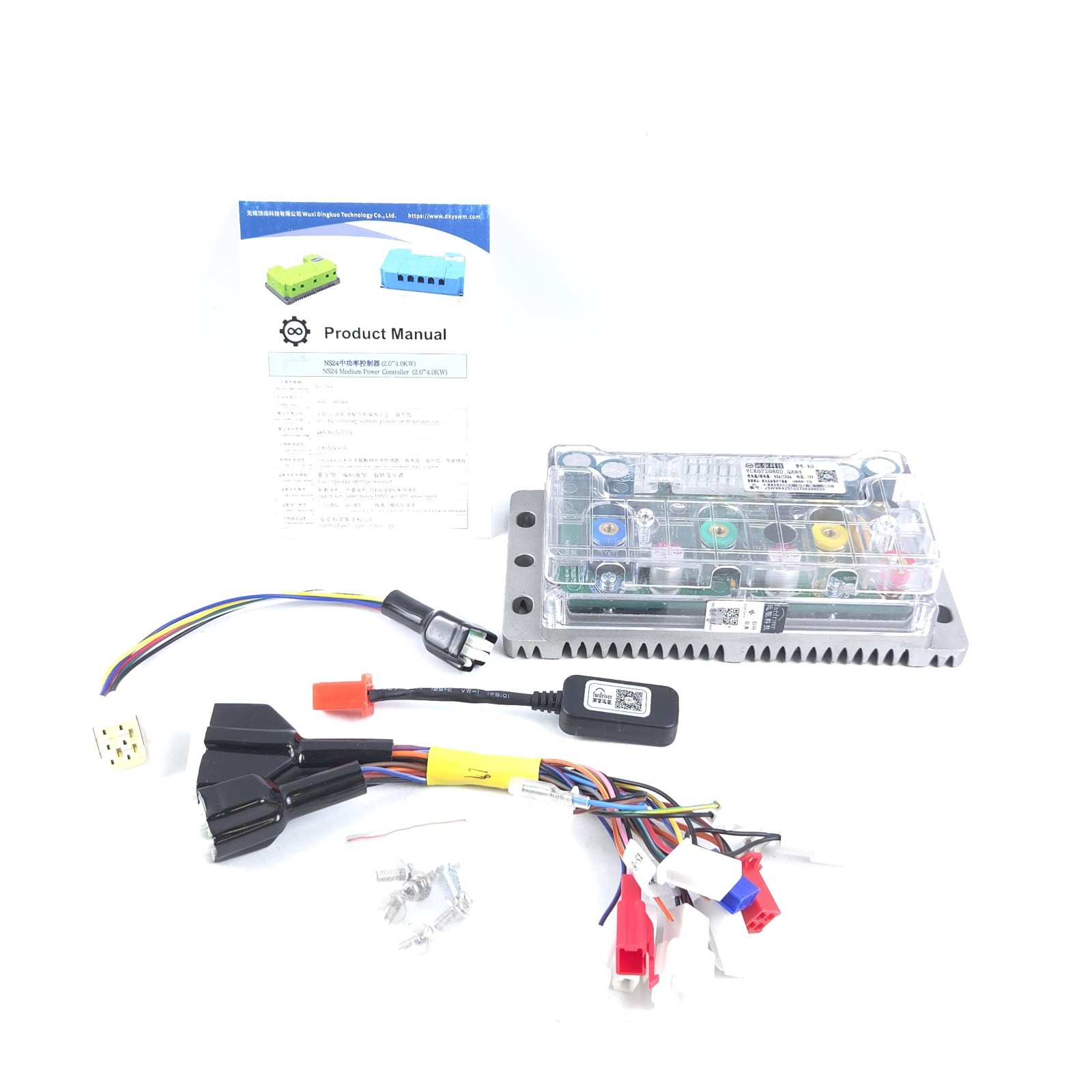 Fardriver ND72280/X80 BLDC Controller, 72V 280A Programmable High Power Brushles