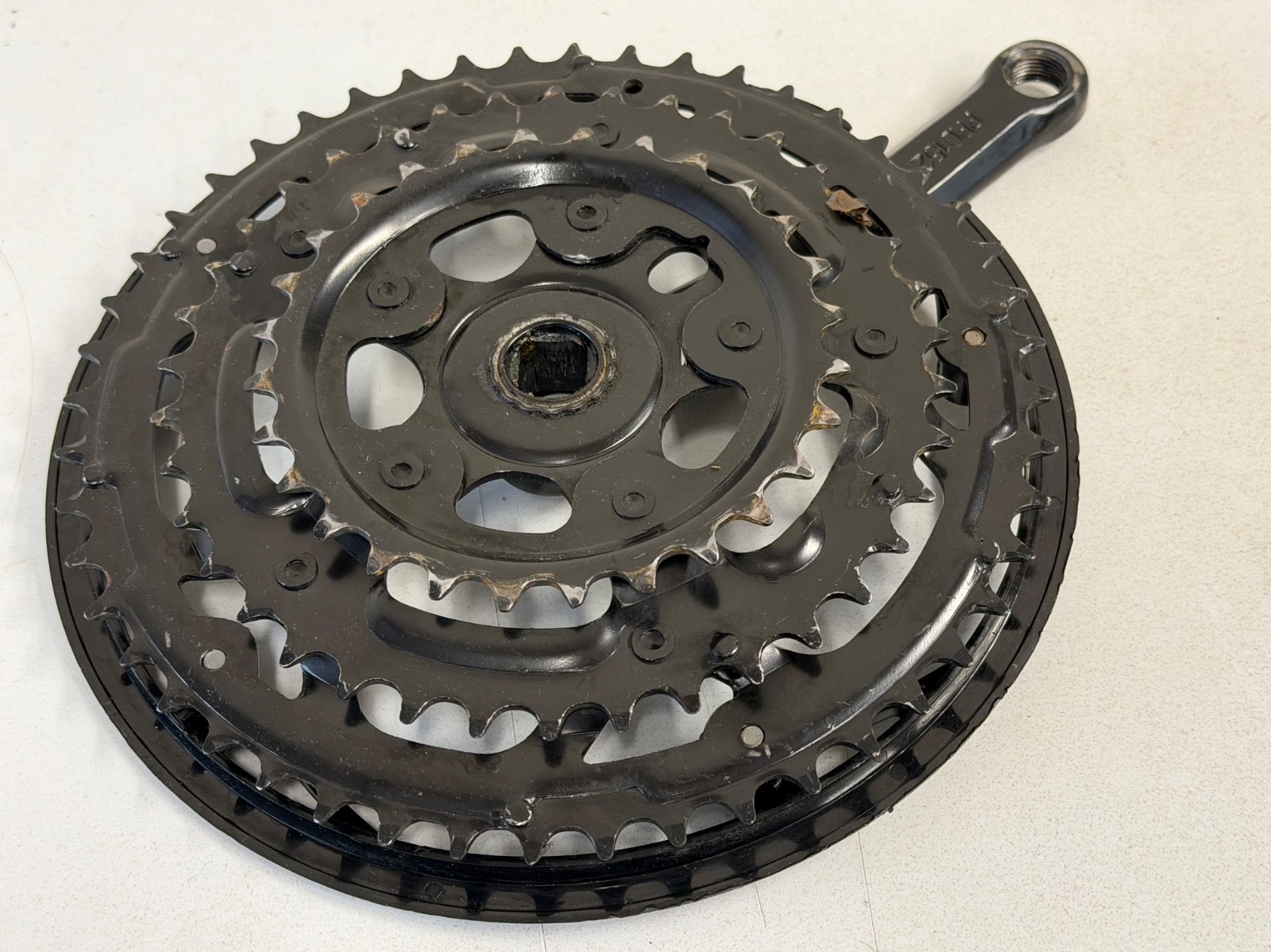 Altitude 152mm Crank Arms Crankset MTB Road Bike Black Triple 48/38/28 Chainring