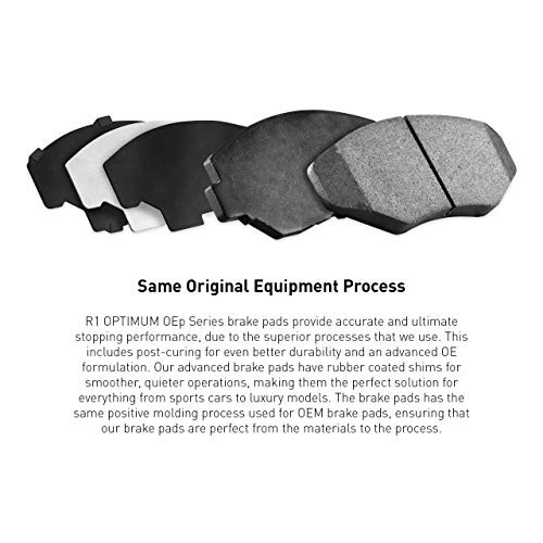 Front Optimum Oep Brake Pads| Fits 2013-2016 Scion FR-S