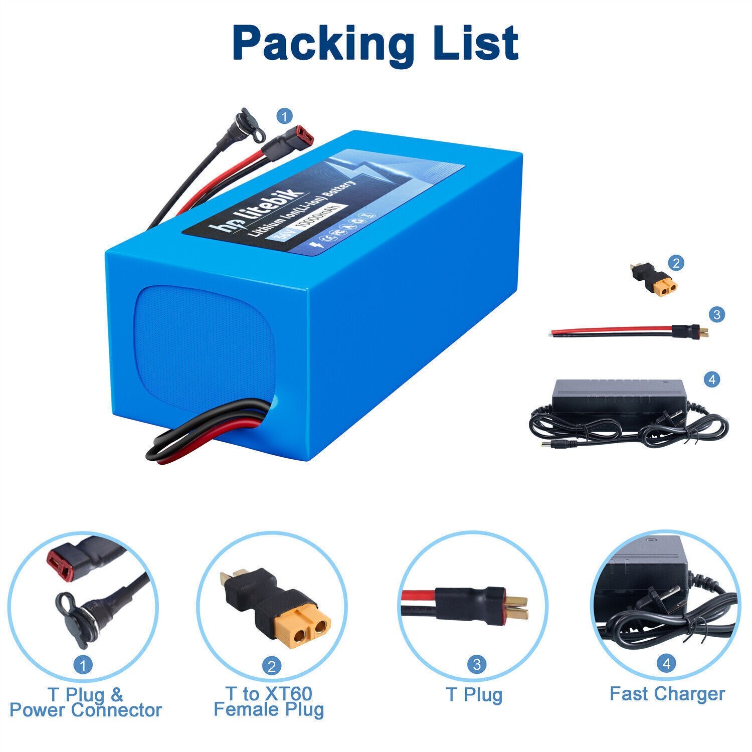 36V 48V Ebike Battery with 30A BMS for Electric Bike Scooter UL 2271 Certificate