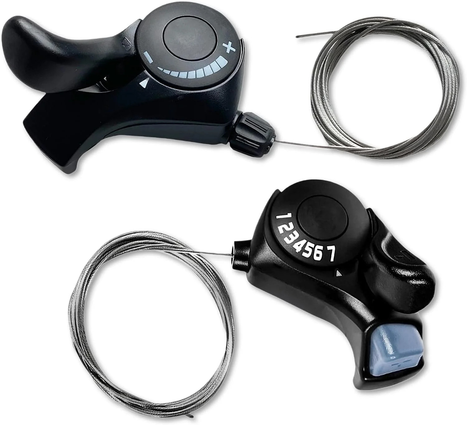 7 Speed Thumb Shifter Set Pair 3×7 RX21 TX-30 Lever Index Gear Shifter FAST SHIP
