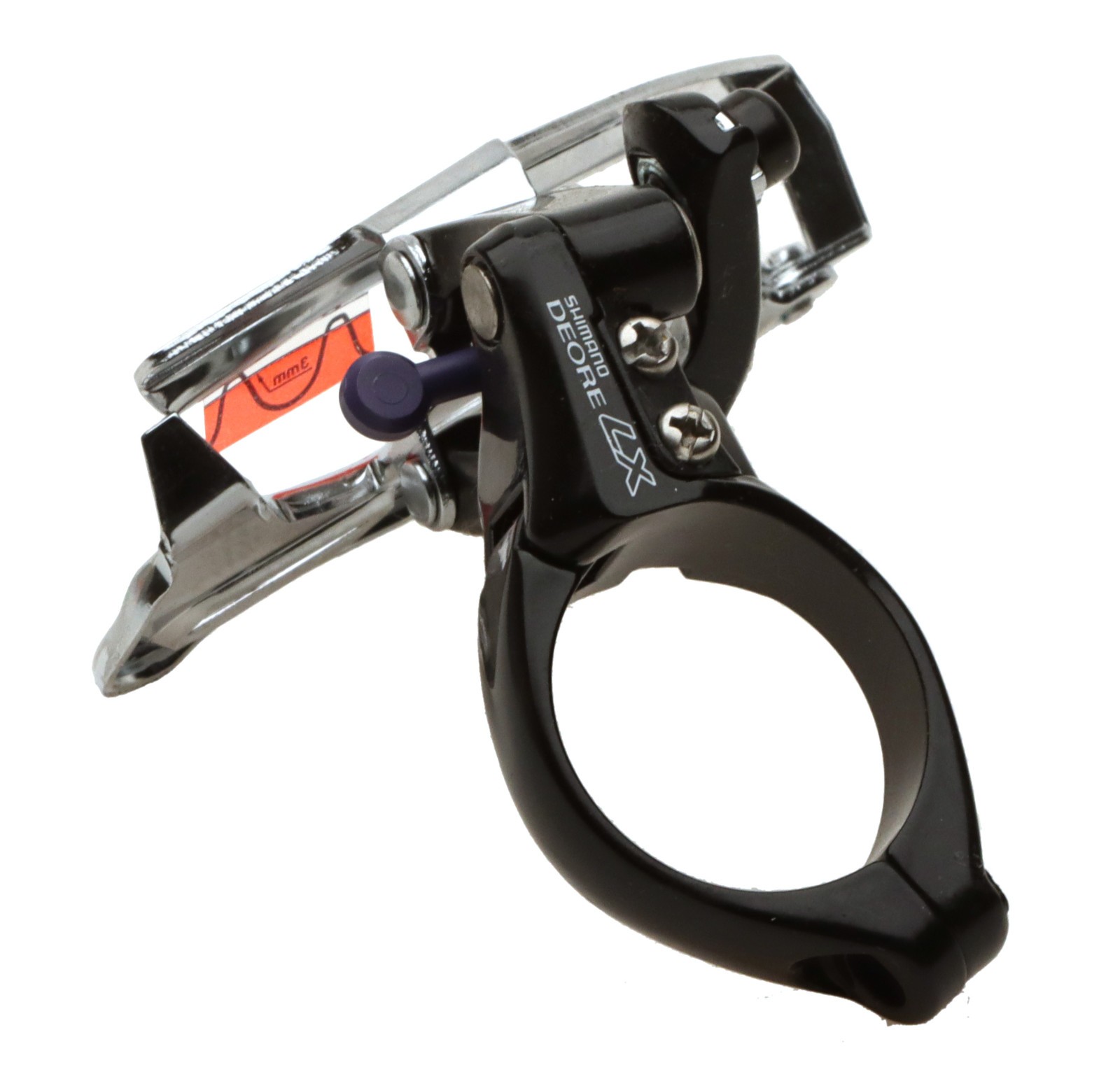 Shimano Deore LX FD-M563 Front Derailleur 8/7s Clamp-On 31.8mm TOP PULL NOS