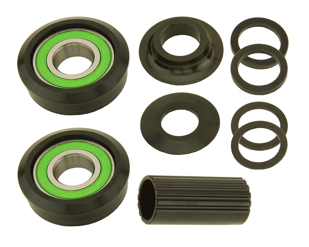 ALTALINE BMX ALLOY BOTTOM BRACKET SEALED BEARING SET AMERICAN 21A 19MM KIT BLACK