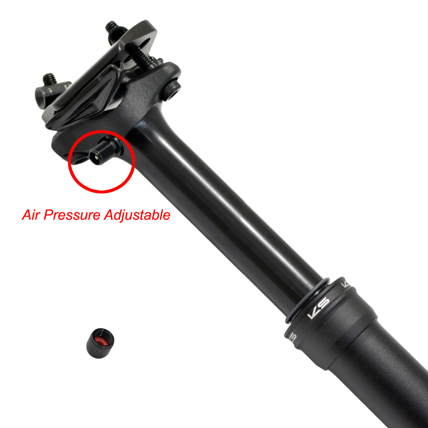 Kind Shock KS Rage-iS Suspension Dropper Seatpost w/ Remote 30.9x438mm T: 150mm