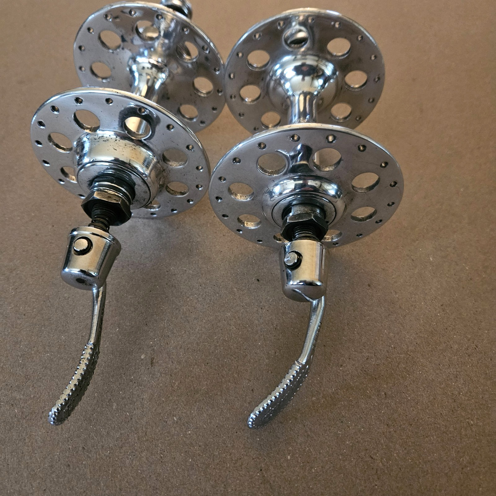 Campagnolo Nuovo Tipo High Flange Hubset, 36 Hole, 100/120mm, Vintage
