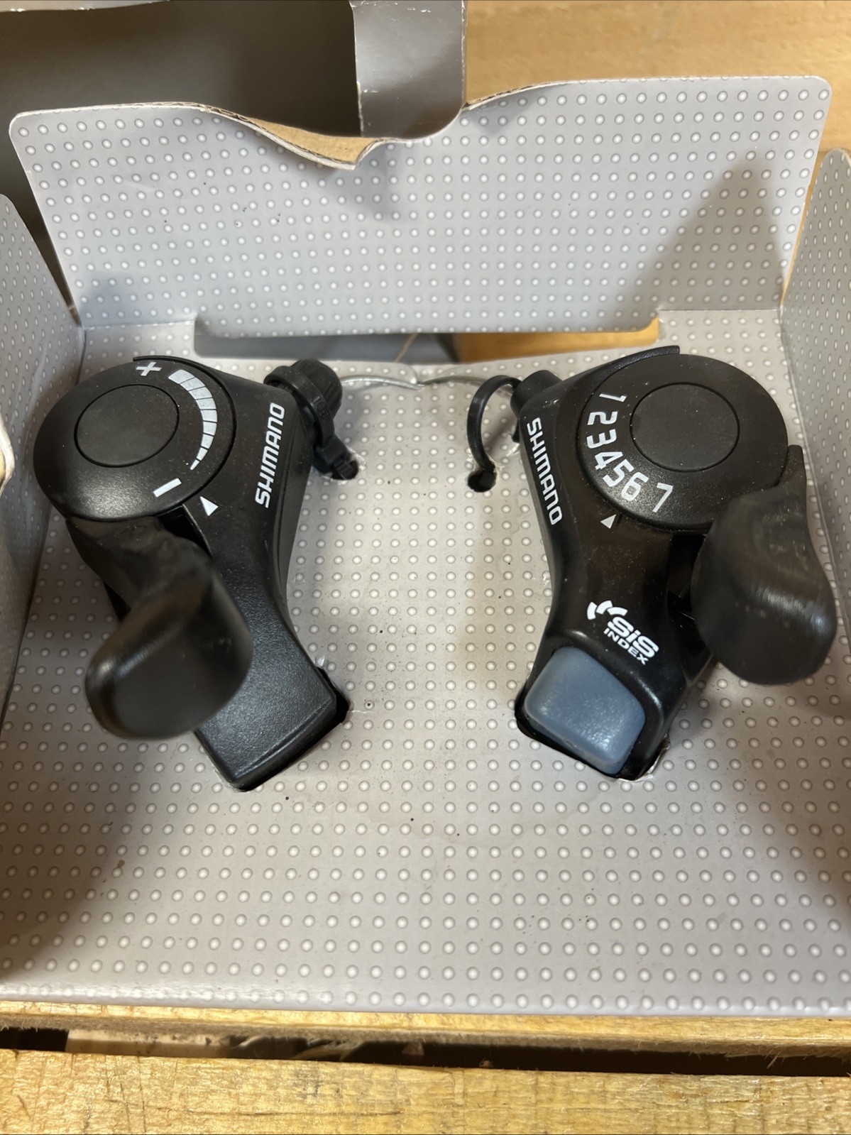 SHIMANO Tourney SL-TX30 Thumb Shifters Set 7 Speed Front and Rear 3 x 7 Speed