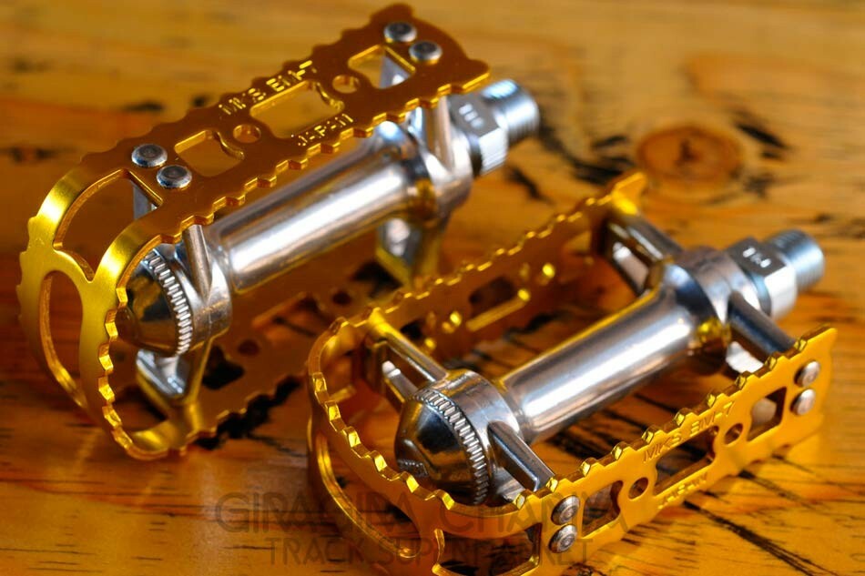 MKS BM-7 – Old School BMX Pedals 1/2″ or 9/16″ Options – Colors – Made in Japan