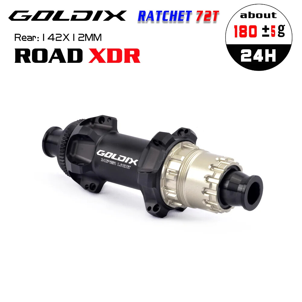 Road Bike Hub Center Lock Disc Straight Pull 24H Ratchet 72T Hub for 11 12 Speed