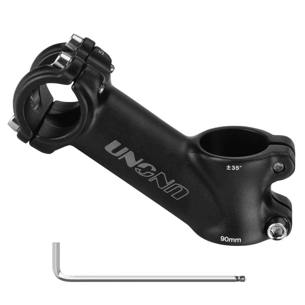 CYSKY 35 Degree Bike Stem 25.4 31.8 MTB x 90mm, Black