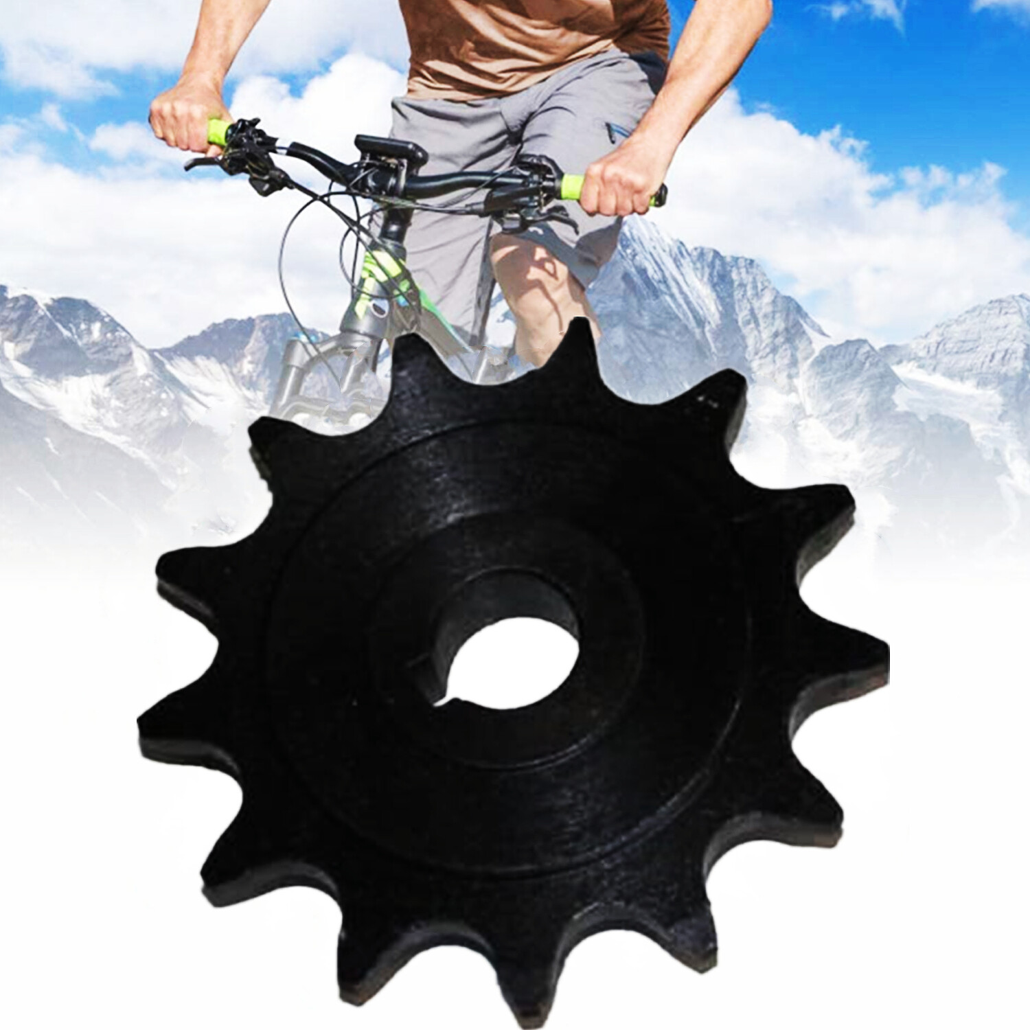 13 Teeth Gear Sprocket Bike Clutch Gear Drive Sprocket Aluminum Alloy