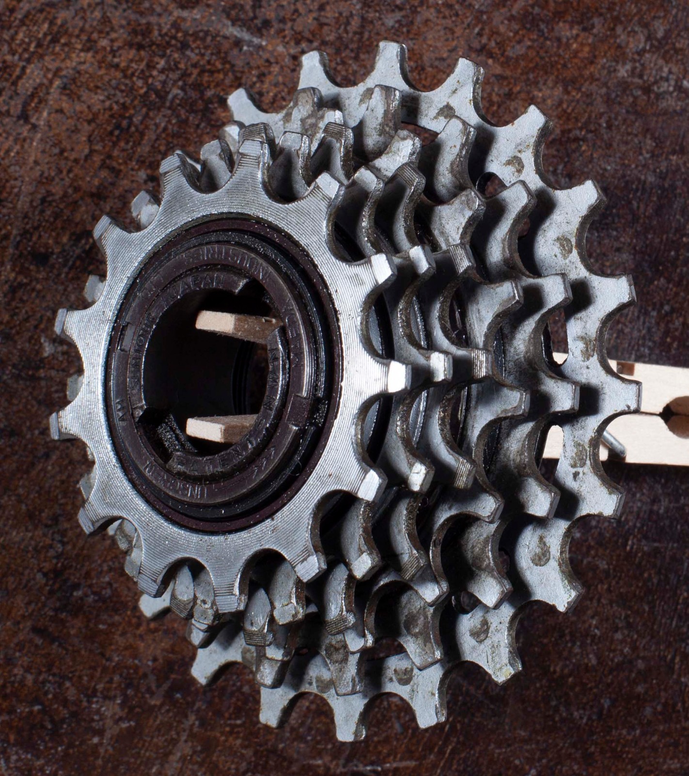 Vintage 80s Suntour New Winner 13 X 21 tooth freewheel Italian thread EX+