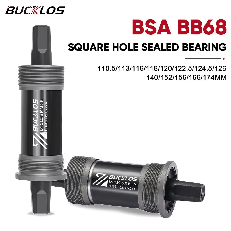 Bike Bottom Bracket BSA BB68 Sealed Bearing Bicycle Square Threaded Bottom Brack