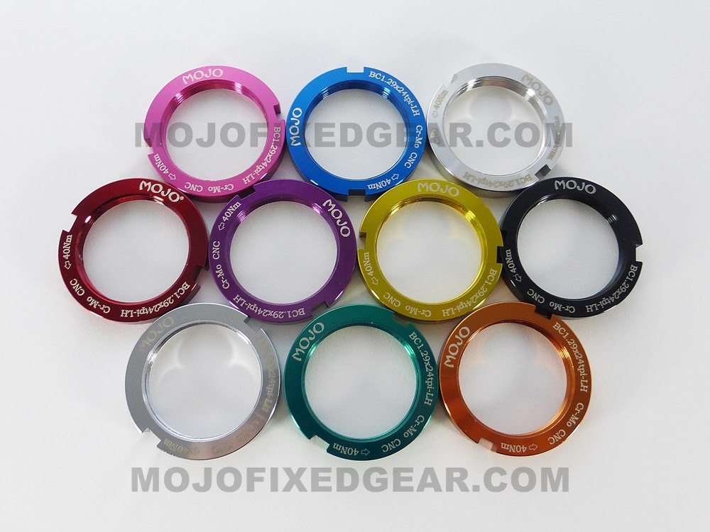 MOJO Fixed Gear Lockring – STAINLESS STEEL CNC TRACK LOCK RING BLOCK