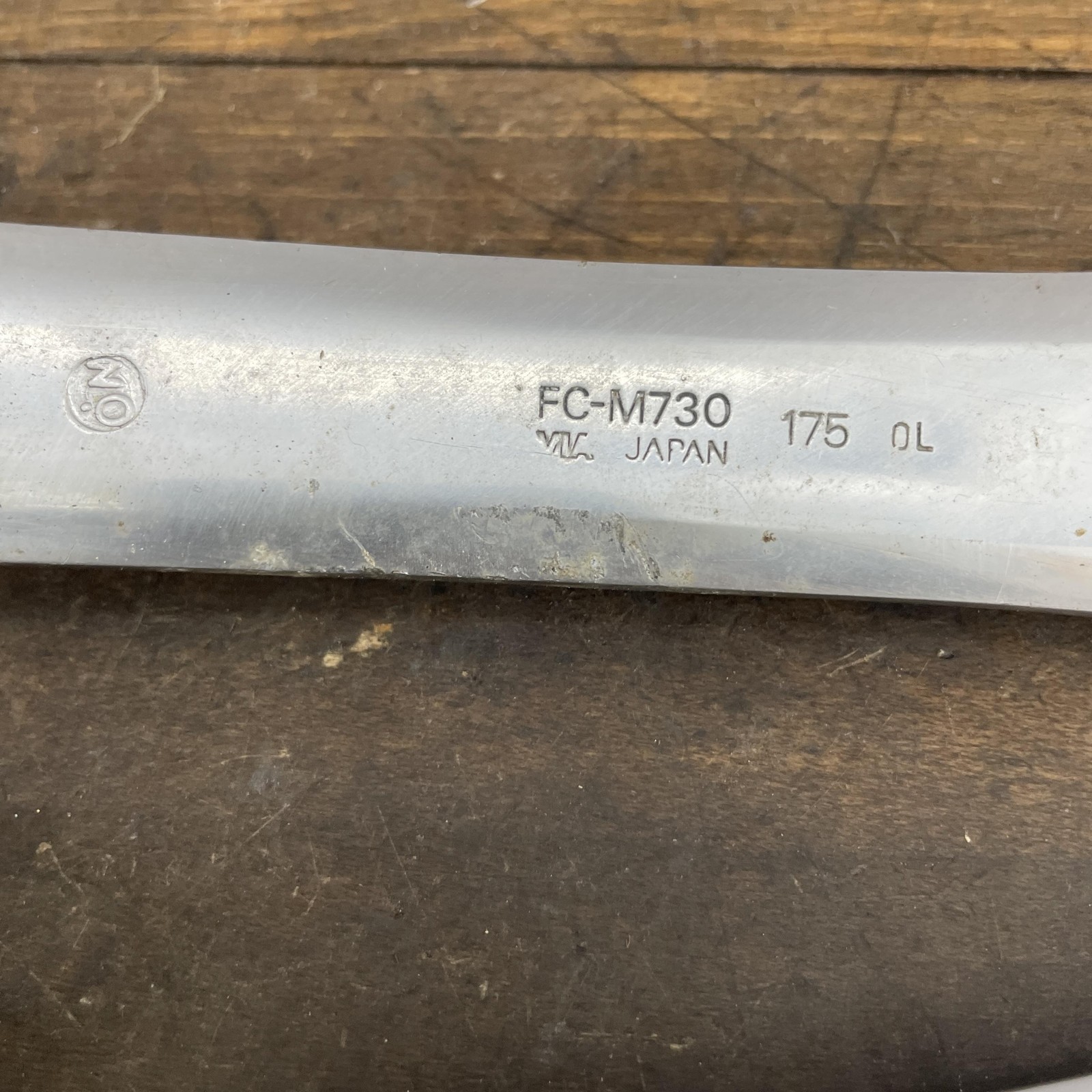 Vintage Shimano Deore XT FC-M730 Crankset 175mm Japan MTB Bike Crank 90s