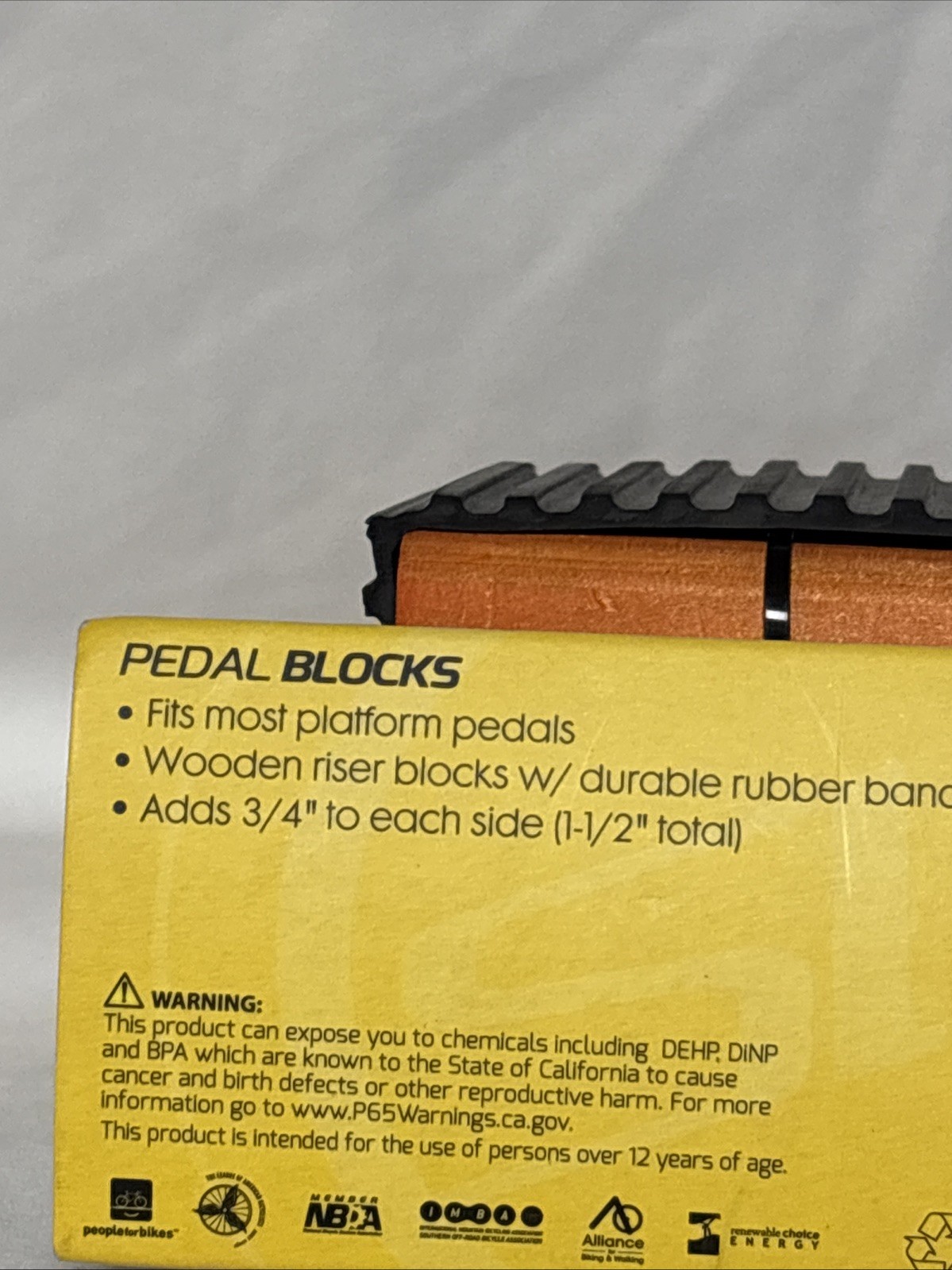 Sunlite Bicycle Pedal Blocks 1.5in for Trikes + Small Riders