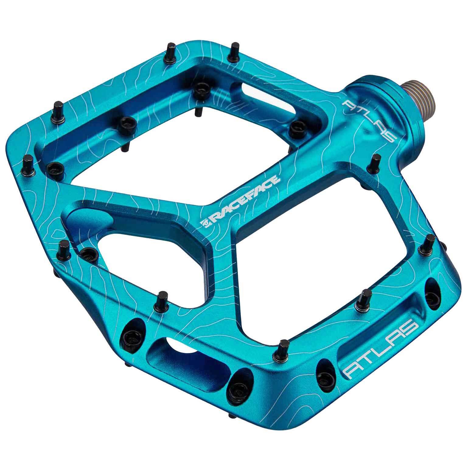 Race Face 2024 Atlas Platform MTB Mountain Bike Pedals Turquoise