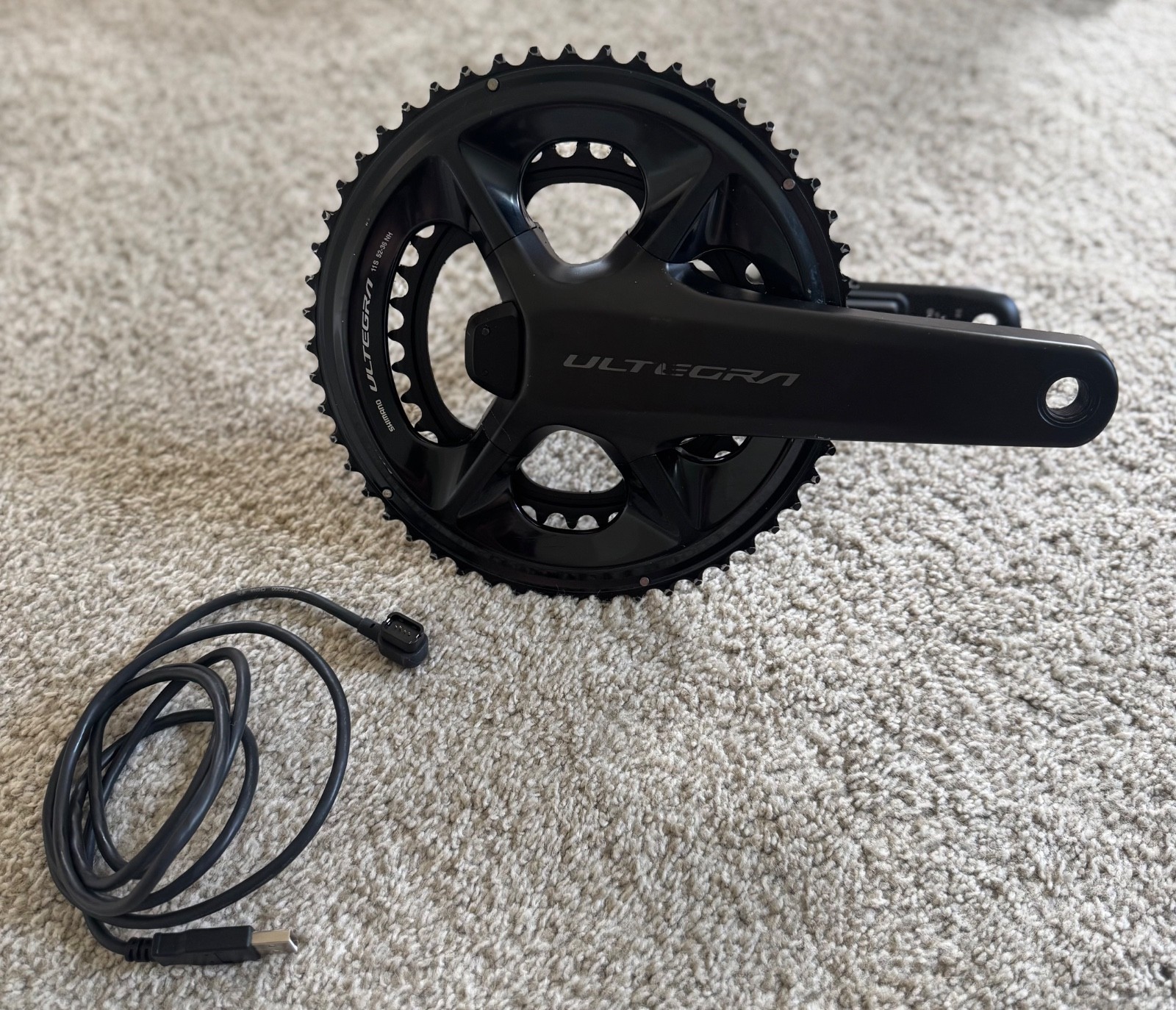 Shimano Ultegra FC-R8100-P Dual Sided Power Meter 2×12 Speed Crankset 172.5mm